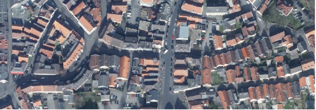 Historischer Ortskern Steinfurt. © Google Earth.